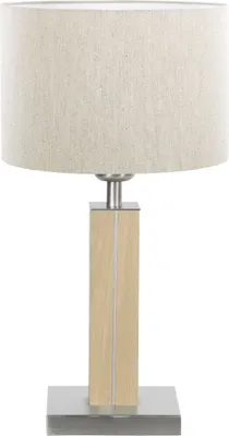 Produktbild von Dana Tischleuchte Asteiche natur Jute Leinenoptik
