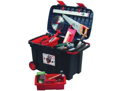 Immagine prodotto di Tayg - Cassetta degli attrezzi - Su ruote - 775 X 472 X 493 mm - Con vassoio - 180 L