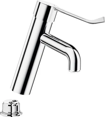 Obrázek produktu pro Delabie EHM WT BIOCLIP H.95 D.120, bez odtoku, hygienická páka, bez předstřiku.
