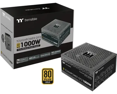 Obrázok produktu pre Thermaltake Toughpower GF3 Netzteil 1000 W 24-pin ATX Schwarz (PS-TPD-1000FNFAGE-4)