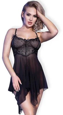 Produktbild von Chilirose - Babydoll CR4370 schwarz Größe: S