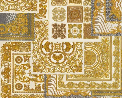Obrázek produktu pro A.S. Création Versace 4 370484 Netkaná textilie Metallic Brown White