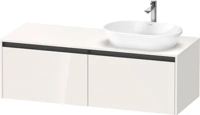 Produktbild von Duravit Ketho.2 Wastafelonderkast 140x55x45,9 cm Hoogglans Wit