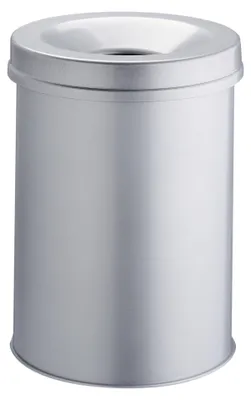 Produktbild von Durable Mülleimer - rund - 30 L - Stahl - Grau
