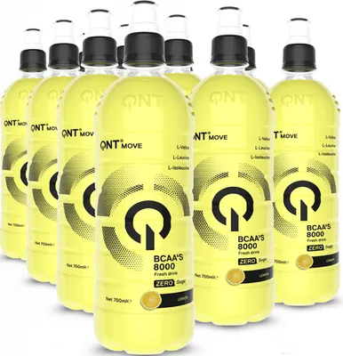 Produktbild von QNT BCAA 8000 (12x700ml) Lemon - Aminosäuren - BCAA