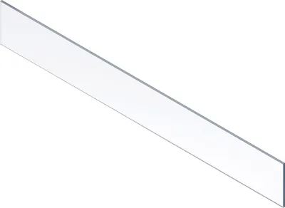 Produktbild von BLUM MERIVOBOX Einschubelement-Vorne, H=142,5, KB=1200 (18/19), Glas klar