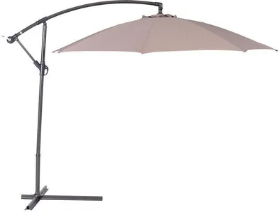 Produktbild von Garden Impressions Athene Sonnenschirm - Ø300 carbon black/Taupe