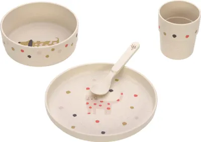 Produktbild von Laessig Kindergeschirr Set Li.mateys Orange Spicy Orange