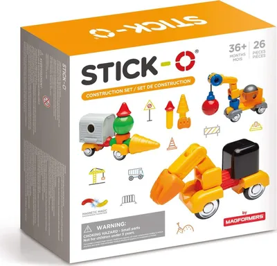 Image de Stick-O Construction Cars 26pcs
