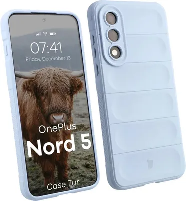 Produktbild von Robuste Handyhülle für OnePlus Nord 5, Bizon Case Tur, Hellblau