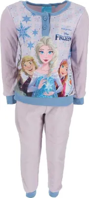 Produktbild von Disney Frozen Schlafanzug – Bequemer Korallen-Fleece-Pyjama für Kinder 8 Jahre Pastell Hell Lila