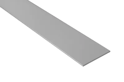 Produktbild von 2 Meter | Bastler Flachleiste Alu eloxiert | Effector | B05 | silber