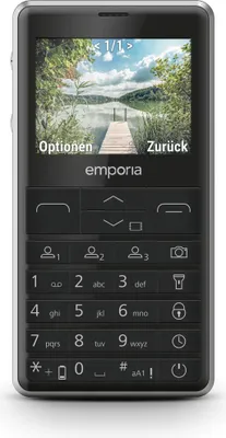 Produktbild von Emporia emporiaPRIME-LTE, Balken, Single SIM, 5,87 cm (2.31"), 2 MP, 1400 mAh, Schwarz