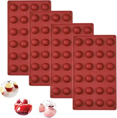 Image de Moule en silicone pour chocolat 24 trous sans BPA 29*17*1,4cm