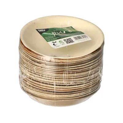 Obrázok produktu pre Papstar čistý tanier z palmových listov okrúhly priemer 15 cm 25 kusov 1 balenie