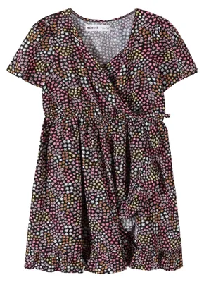 Produktbild von Minoti - Kleid für Mädchen,  Rüschensaum MN351 (134) (Bunt)