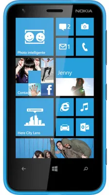 Produktbild von Nokia Lumia 620 8 GB Smartphone - 9,7 cm (3,8 Zoll) LCD 800 x 480 - Windows Phone 8 - 3G - Cyan - Bar - 1 SIM Support - kein SIM-Lock - Rear Camera: 5 Megapixel - Near Field Kommunikation