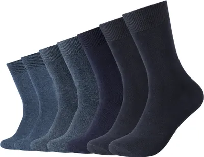 Produktbild von Camano Socken 7er-Pack comfort in praktischer Geschenk-Box navy mix 43-46
