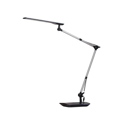Produktbild von Lindby LED-Schreibtischleuchte Felipe, schwarz, Klemmfuß