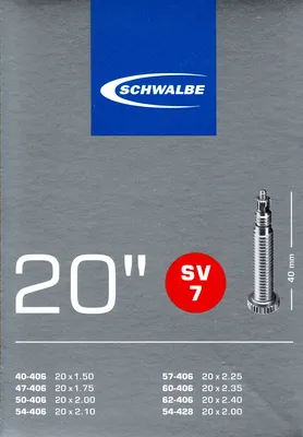 Produktbild von Schwalbe SV 7 Schlauch 20 Zoll 1.5 - 2.40  40/62-406