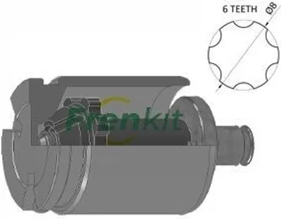 Produktbild von FRENKIT Bremssattel-Kolben für VW TIGUAN (5N) 41mm