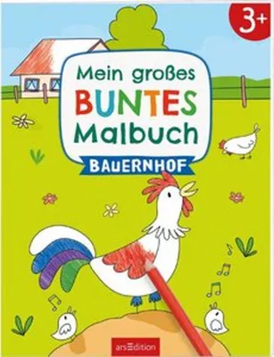 Produktbild von Mein großes buntes Malbuch - Bauernhof