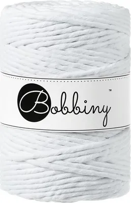 Image de Bobines Fil à macramé XXL 5mm Blanc - 1 pièce