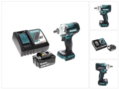 Produktbild von Makita DTW 300 RM1 Akku Schlagschrauber 18 V 330 Nm 1/2" Brushless + 1x Akku 4,0 Ah + Ladegerät