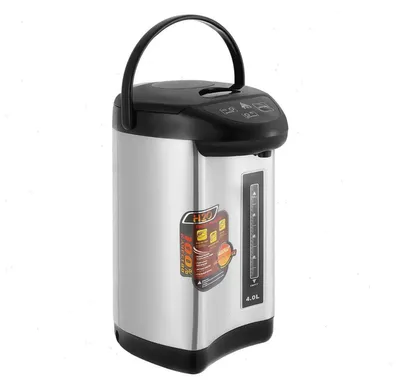 Immagine prodotto di Distributore di acqua calda - Bollitore elettrico 4 L - 750 W - 220 V - Funzione di mantenimento in caldo 92–95 °C - Spegnimento automatico - Indicatore del livello dell'acqua - Nero