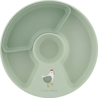 Image de Assiette pour enfant Mepal Mio avec compartiments Little Dutch - Little Farm