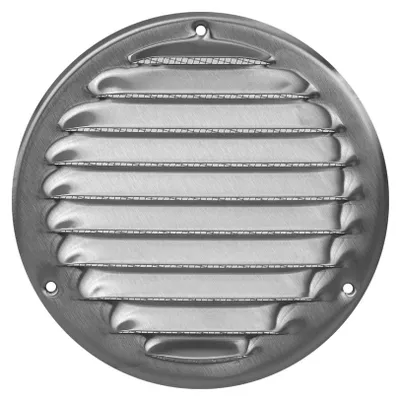 Produktbild von Europlast MR125i – Lüftungsgitter aus Metall, Ø125mm, Edelstahl