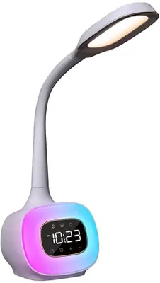 Obrázok produktu pre Multifunkčná LED lampa s 7 farebnými režimami, nočným spínačom a USB portom.