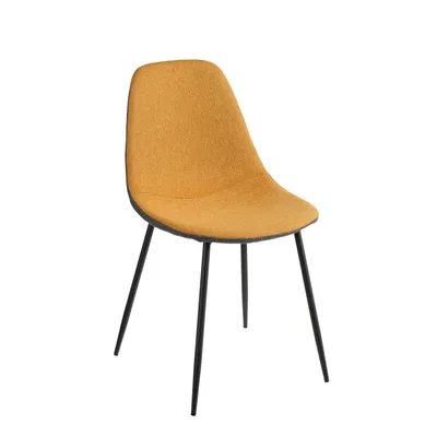 Image de Mica Decorations Chaise Tallos - 43x53x4 cm - Polyester - Jaune