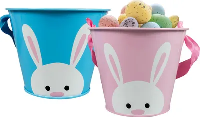 Image de seau décoratif lapin WK3063