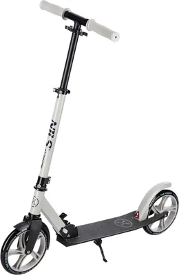 Image de Trottinette grise, pliable, hauteur réglable