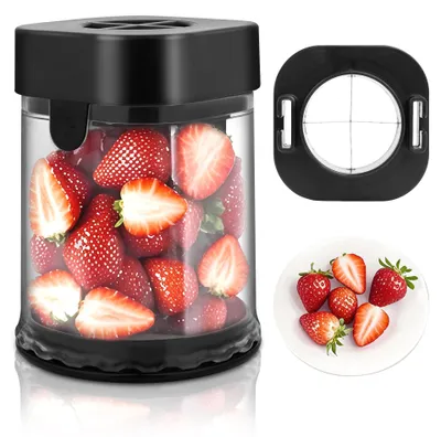 Obstschneider-Becher, multifunktional, 4 Klingen, 11,4 cm