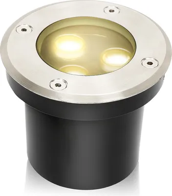 Produktbild von Peviasot 3W LED Bodenleuchte Bodenstrahler Aussen-Beleuchtung IP67 Rund Beleuchtung