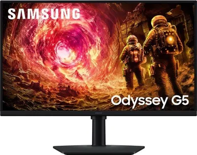 Image de Écran PC Gamer SAMSUNG Odyssey G5 G50F, 27 pouces, WQHD, 180Hz, Dalle IPS, 1ms, Pied Réglable
