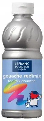 Productafbeelding van Lefranc & Bourgeois 188342, Zilver, Gouacheverf, vloeibaar, 500 ml, 1 stuk