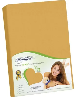 Immagine prodotto di Lenzuolo in jersey - Arancione - 90x200