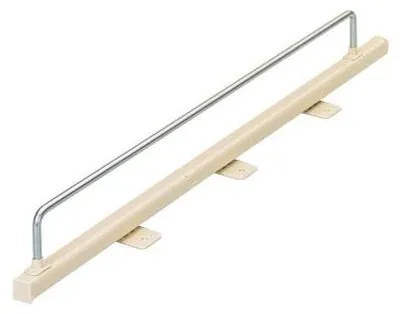 Image de Support de cintres HETTICH avec coulisse sur la base de Quadro - 400 mm - Argenté - 9136277