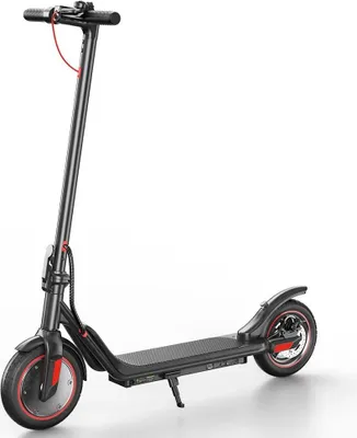 Productafbeelding van Elektrische scooter - i9m - 500W motor - Maximale snelheid: 35 km/u - Actieradius: 30 km - Banden: 25,4 cm luchtwielen - Snel opvouwbaar, bediening via app - Zwart