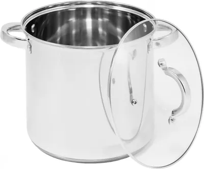 Produktbild von Topf 12 L Edelstahl Kochtopf Suppentopf Induktion Universaltopf Fleischtopf 12L