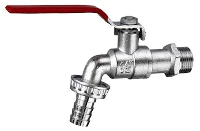Image de Robinet d'arrosage sphérique 1/4 de tour 3/4'' bec 1'' - GARIS - 15-20