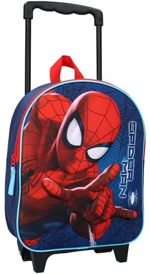 Imagen del producto de Mochila infantil con ruedas Spider-Man 3D