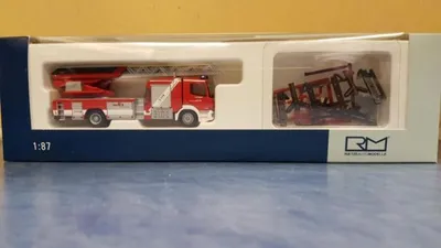 Produktbild von Rietze MB Atego Magirus \'2019 DLK Feuerwehr Grafing 71651