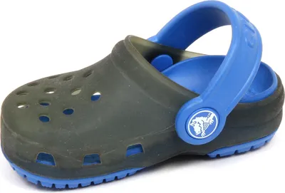 Zdjęcie produktu dla E7058 sandał bimbo CROCS niebieski/ciemnozielony gumowy sandał dziecięcy chłopiec