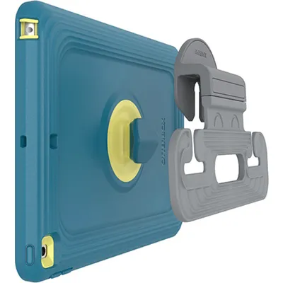 Produktbild von OtterBox EasyGrab Robust Tasche Apple iPad (7. Generation), iPad (8. Generation) Tablet - Blau - Sturzsicher, Verschleißfest, Reißfest - Griff - 262,6 mm Höhe x 186,2 mm Breite x 48 mm Tiefe