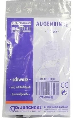 Immagine prodotto di Benda ovale con benda nera 1 pz
