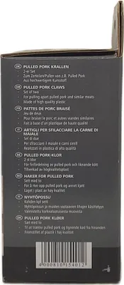 Produktbild von Landmann Pulled Pork Fleischkrallen 2 Stk. Schwarz 15401